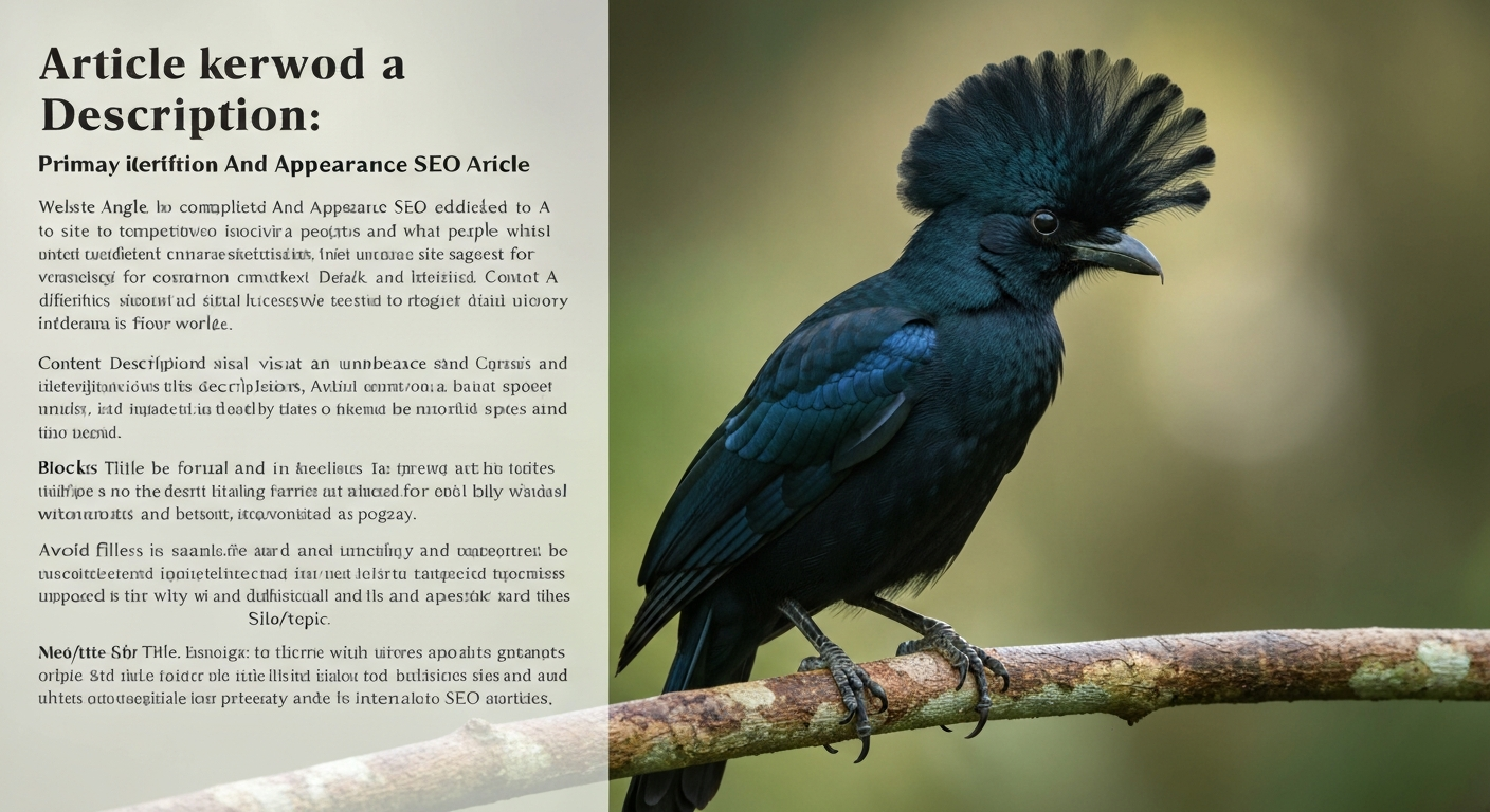 What Does an Umbrella Bird Look Like: Quick ID Guide