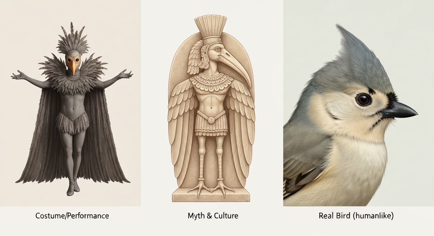 Man Who Looks Like a Bird: Visual ID Guide for Birders Today