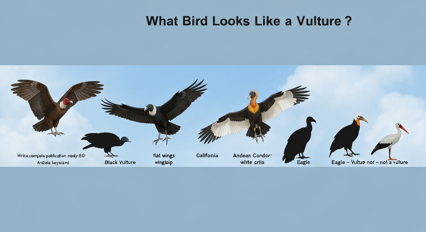 What Bird Looks Like a Vulture? Visual ID Guide & Tips